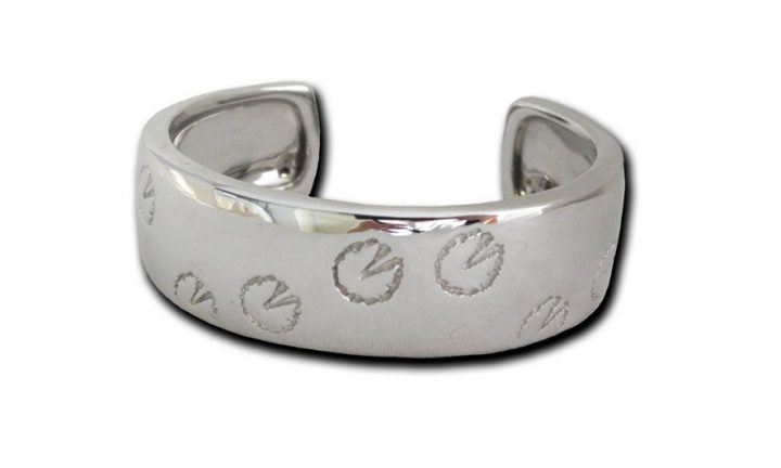 Horse Hoof Print Bracelet Sterling Silver - Lisa Welch Designs